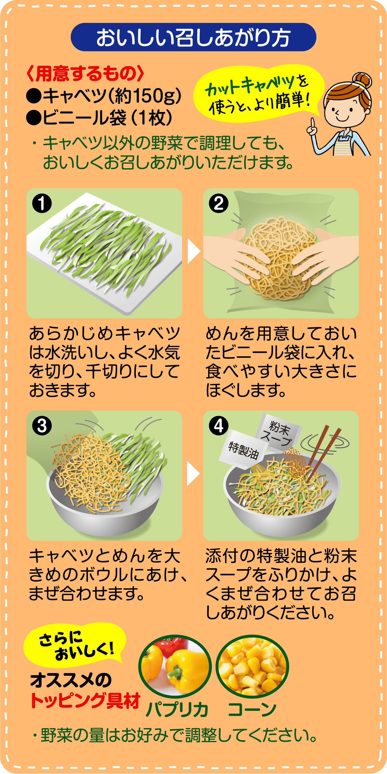 美味しい召しあがり方