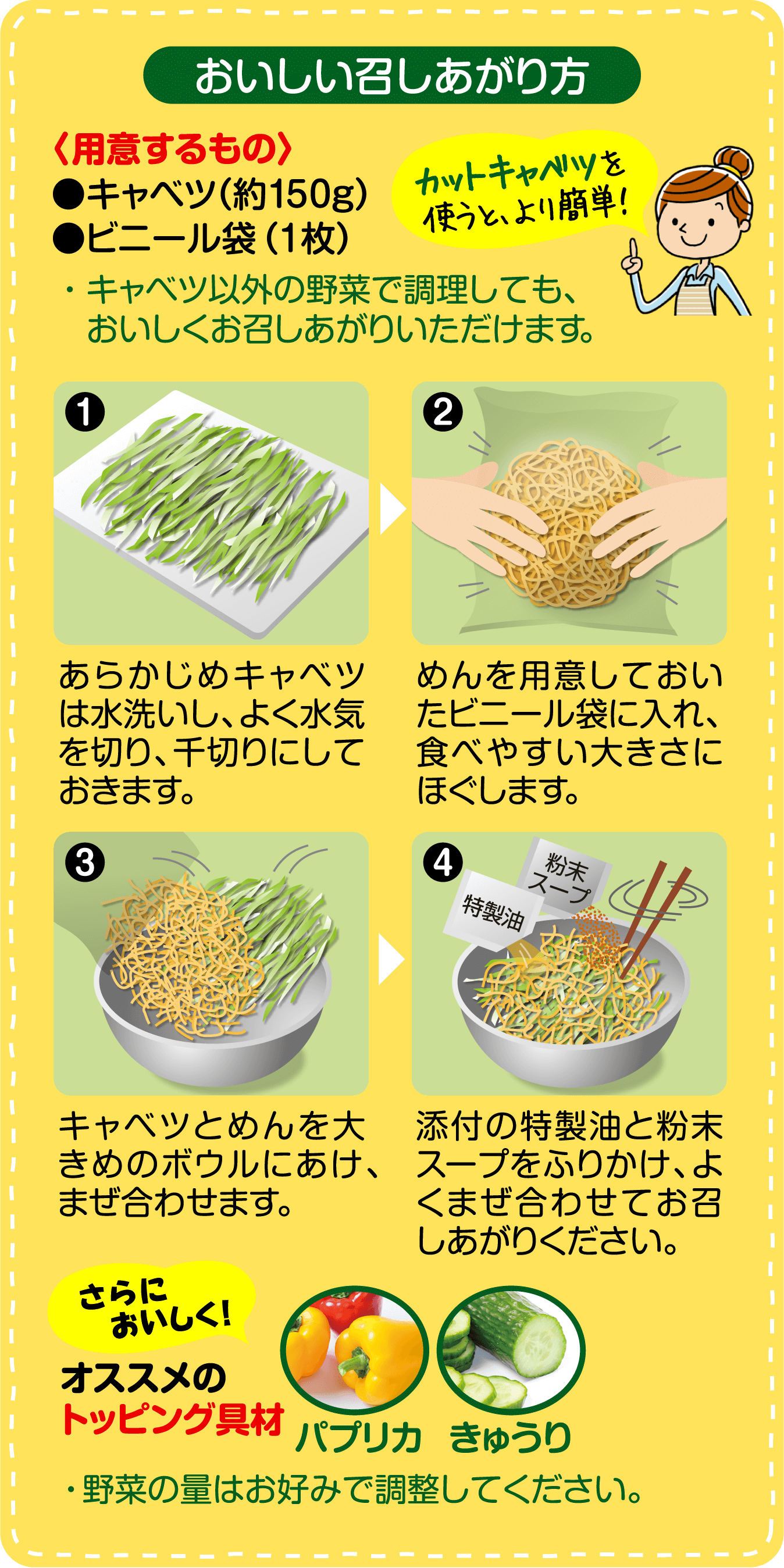 美味しい召しあがり方